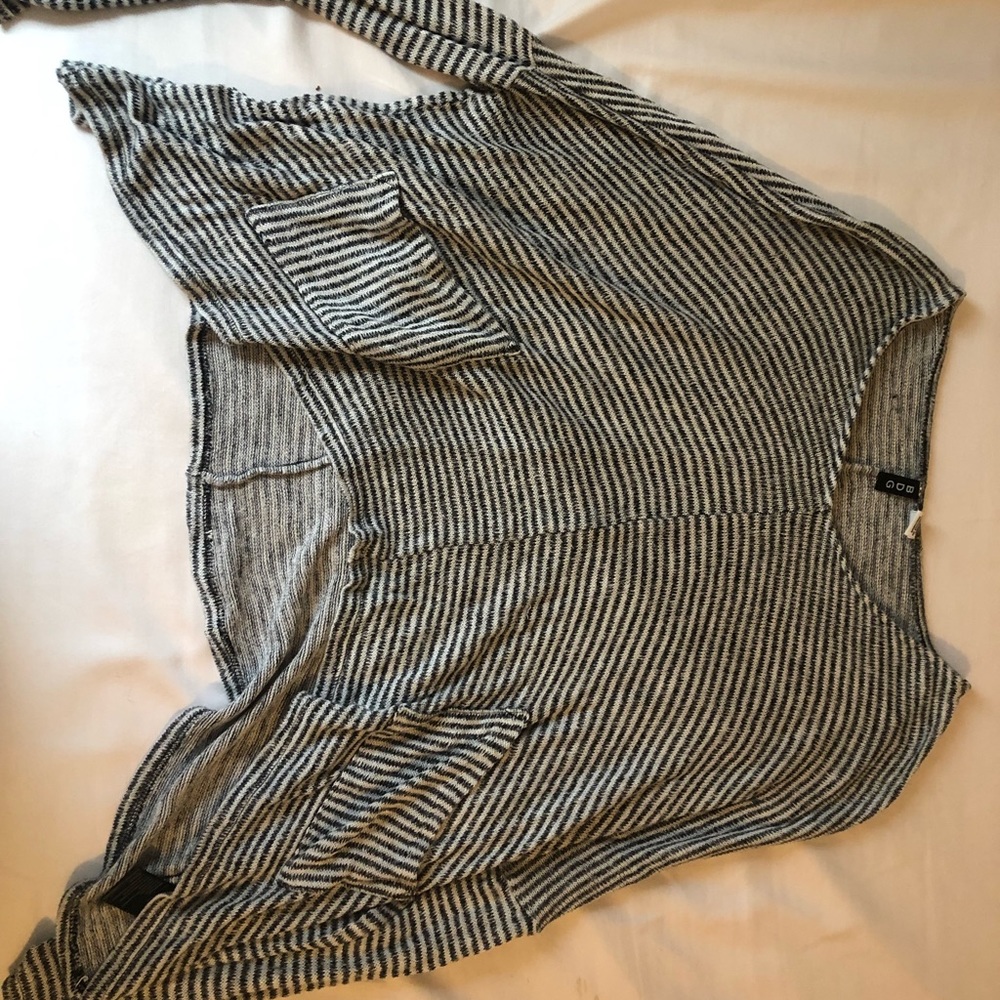 Black and white stripped long sleeve